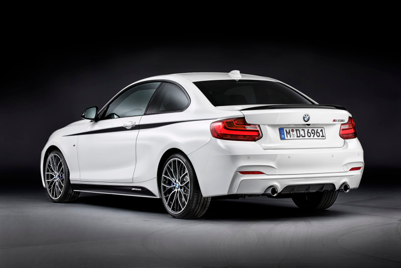 Illustration for article titled Supreme Sporty Flair In M Style: BMW M Performance Parts For The BMW 2 Series Coupé